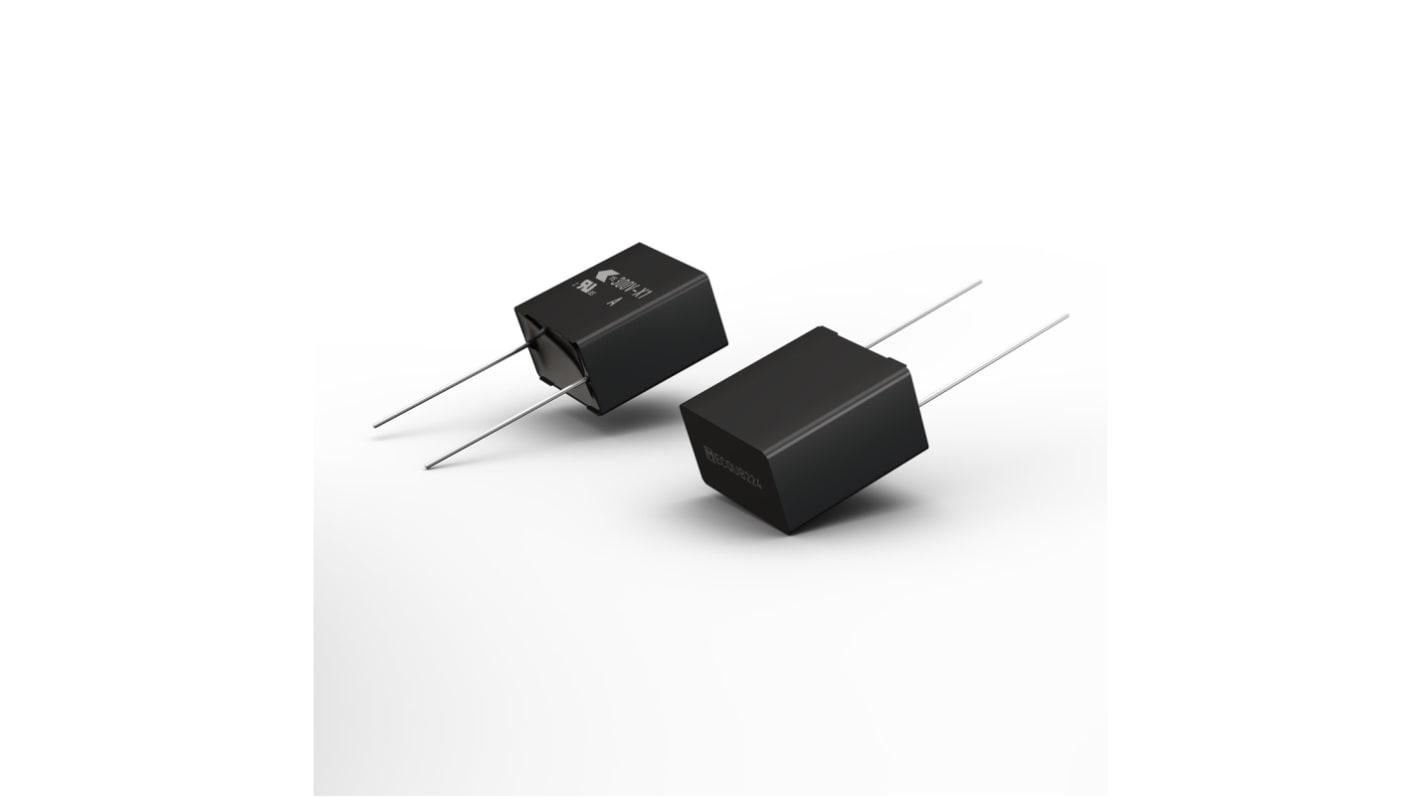 Panasonic ECQUB Polypropylene Capacitor PP, 300V ac, ±20%, 100nF, Through Hole