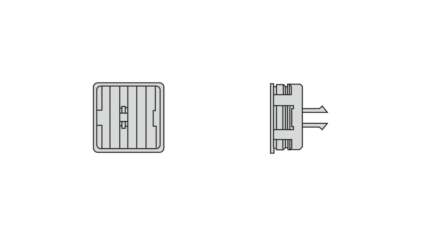 Schneider Electric Cable Trunking End Cap