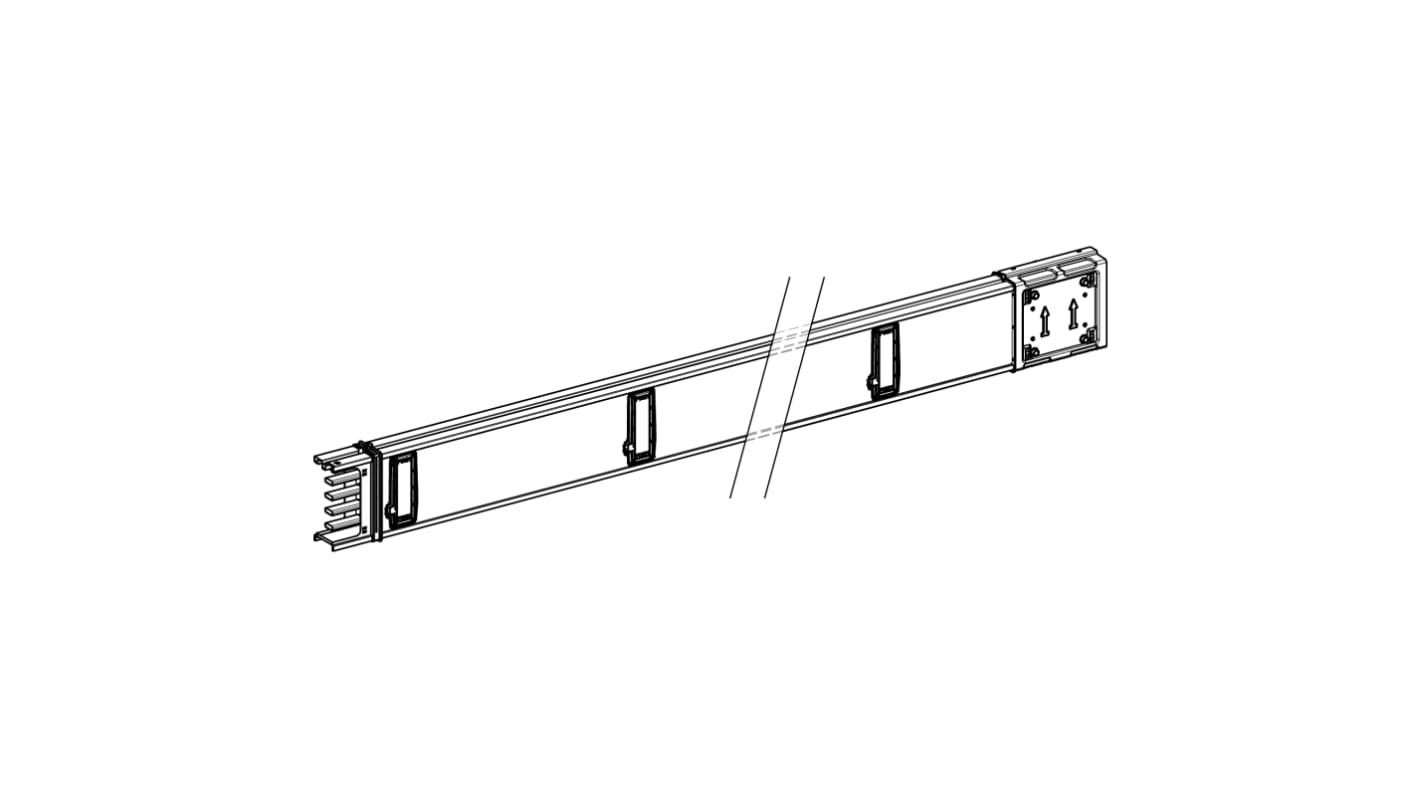 Schneider Electric Horizontal Distribution Busbar Trunking, 3m, 100A, Canalis KS Series