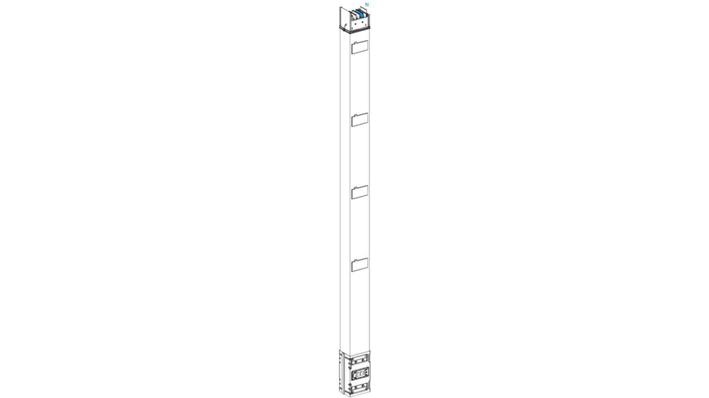 Schneider Electric Canalis KS Busbar Trunking, W146 mm x, Aluminium