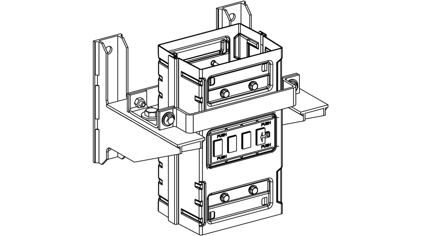 KSB1000ZV1 | Schneider Electric Busbar Trunking Riser Fixing, Canalis ...
