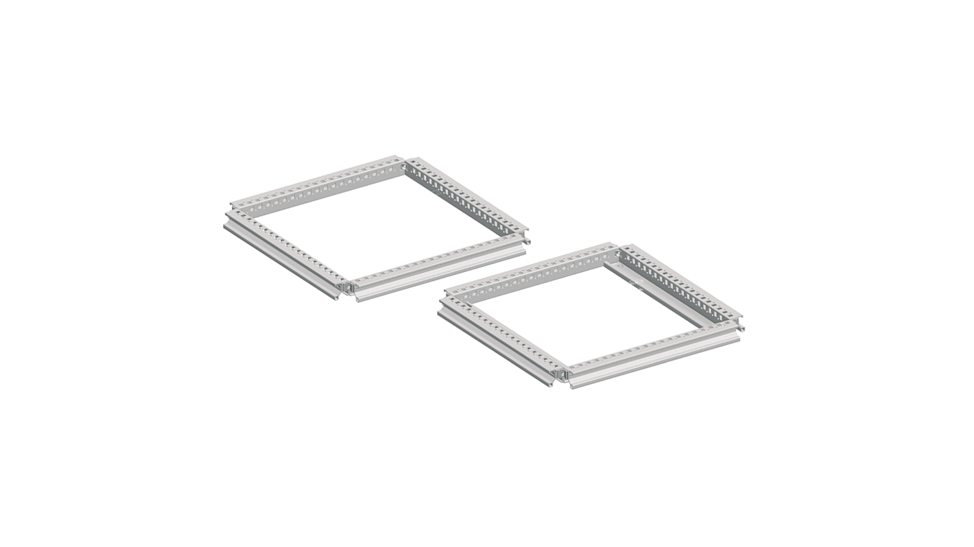 Schneider Electric NSYS Series RAL 7035 Top & Bottom Frame, 1800 H, 1m W For Use With Rear Panel