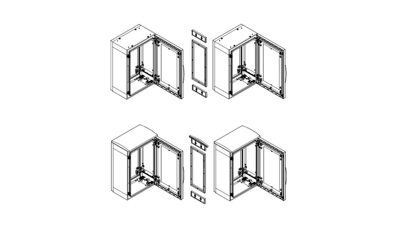 Schneider Electric エンクロージャーアクセサリ アクセサリキット 18 NSYS