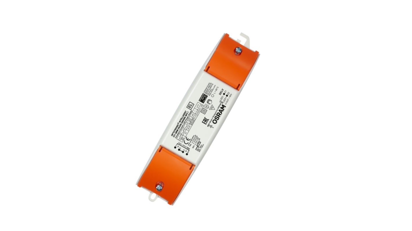 Driver LED corriente constante Osram, IN: 220...240 V., OUT: 20…50V, 200 → 500mA, 20W, regulable
