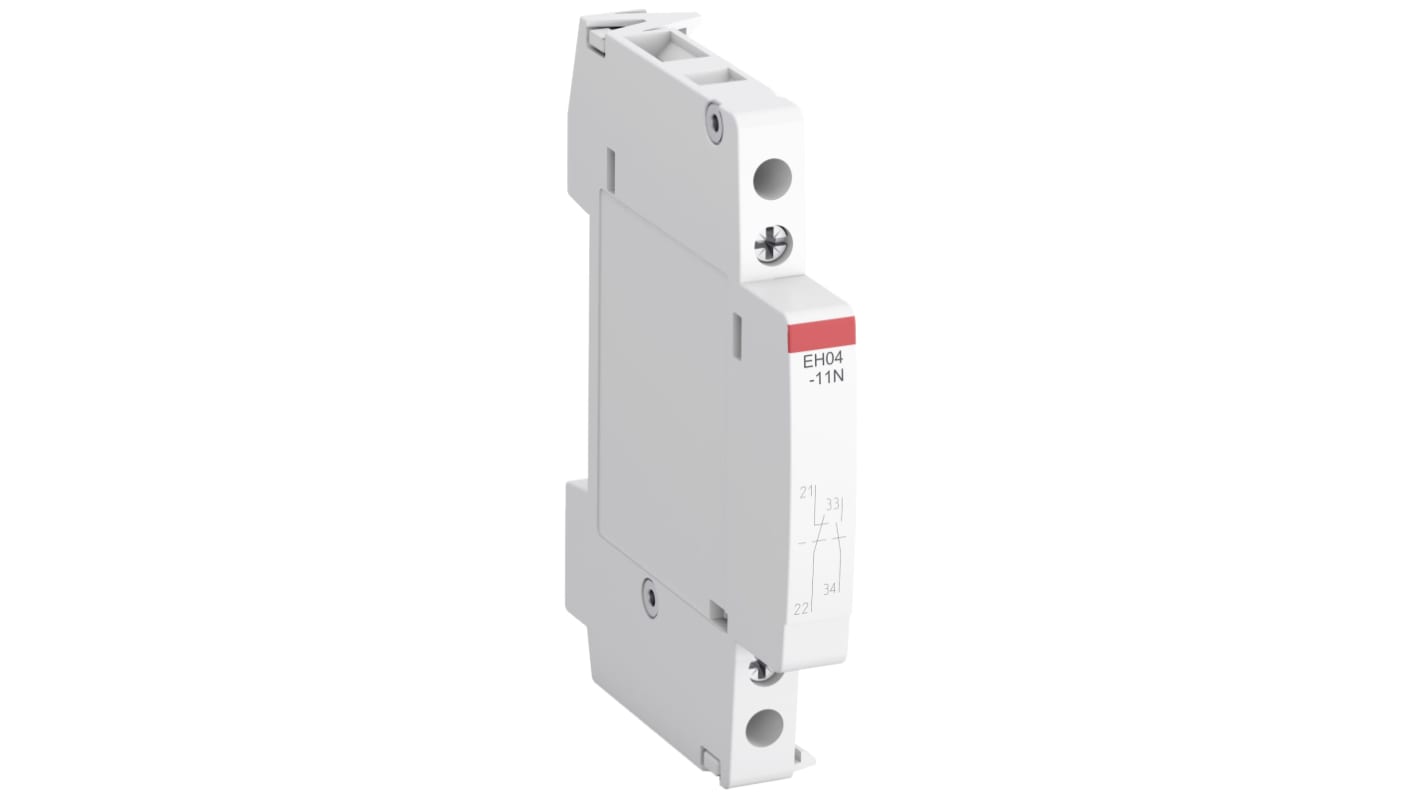 ABB Auxiliary Contact, 1 Contact, 1NC + 1NO, Side Mount