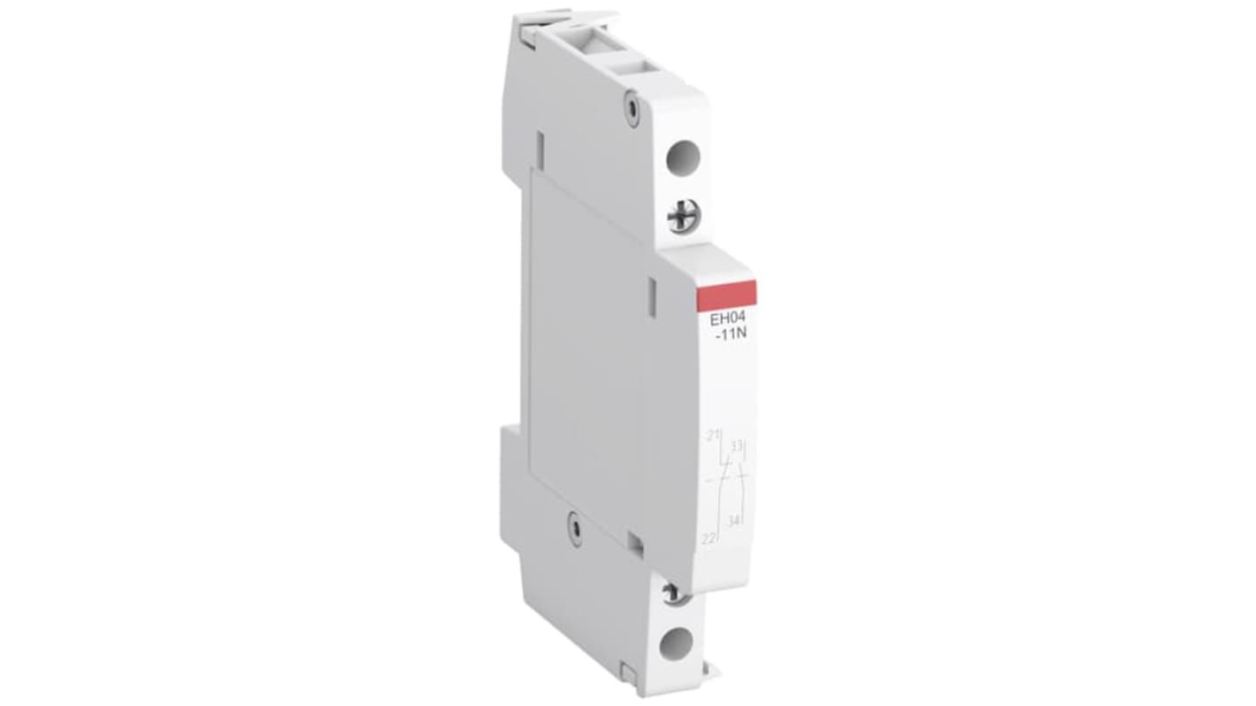 ABB Auxiliary Contact, 2 Contact, 2NO, Side Mount