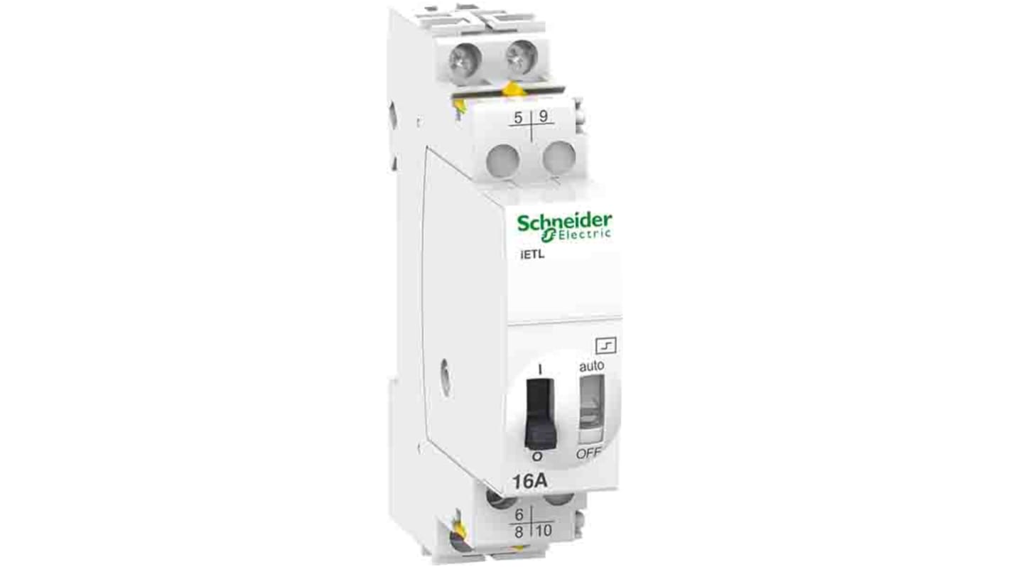 Relè di potenza Schneider Electric serie Acti9, bobina 130V ca