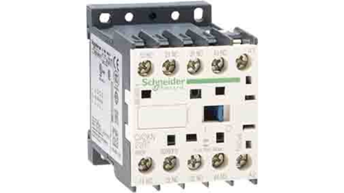 Relè di controllo Schneider Electric, 2NO + 2NC, carico FLC 110 A, 10 A