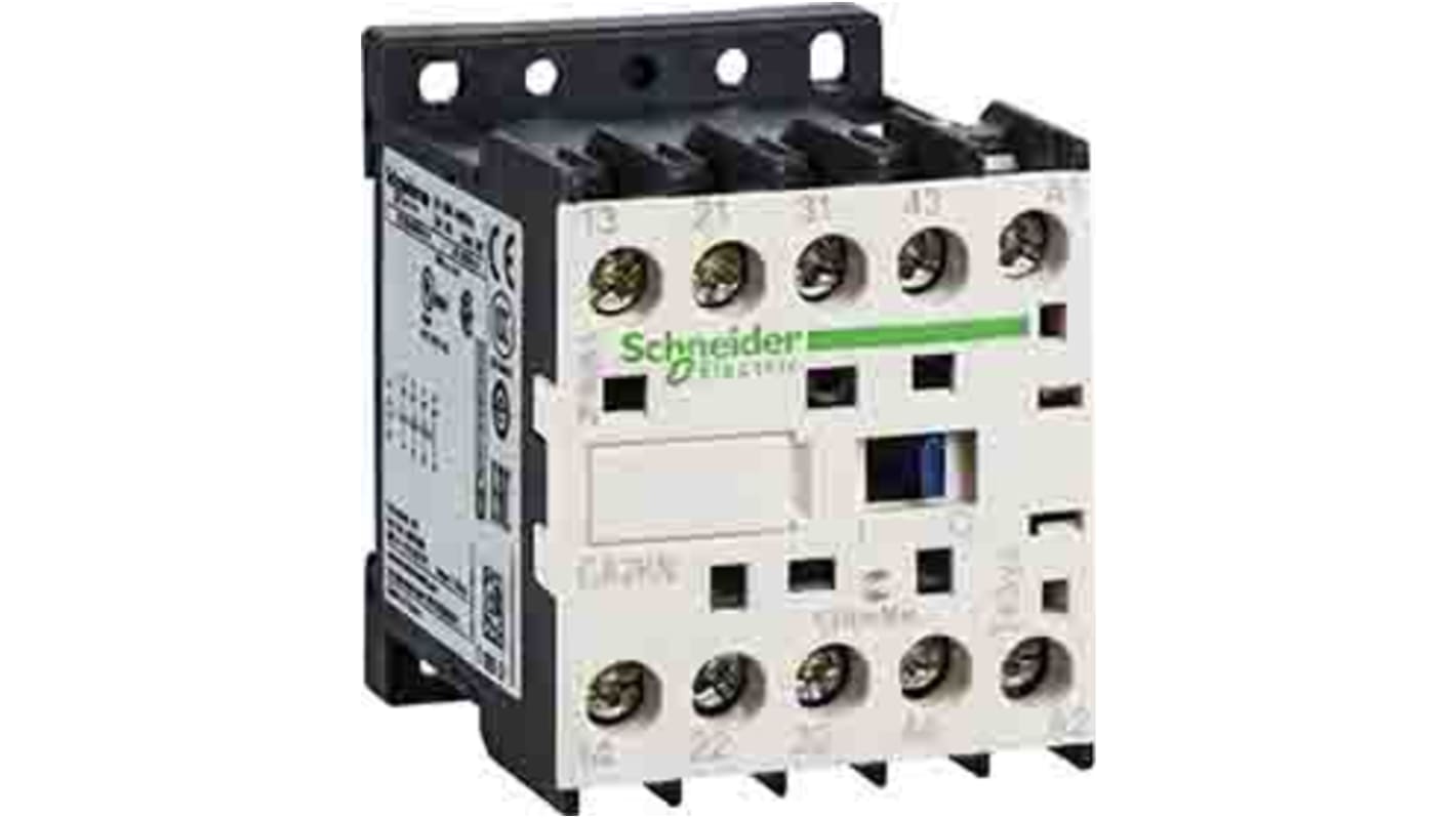 Relé de control Schneider Electric TeSys, 3NO + 1NC, 42 Vac, 110 A