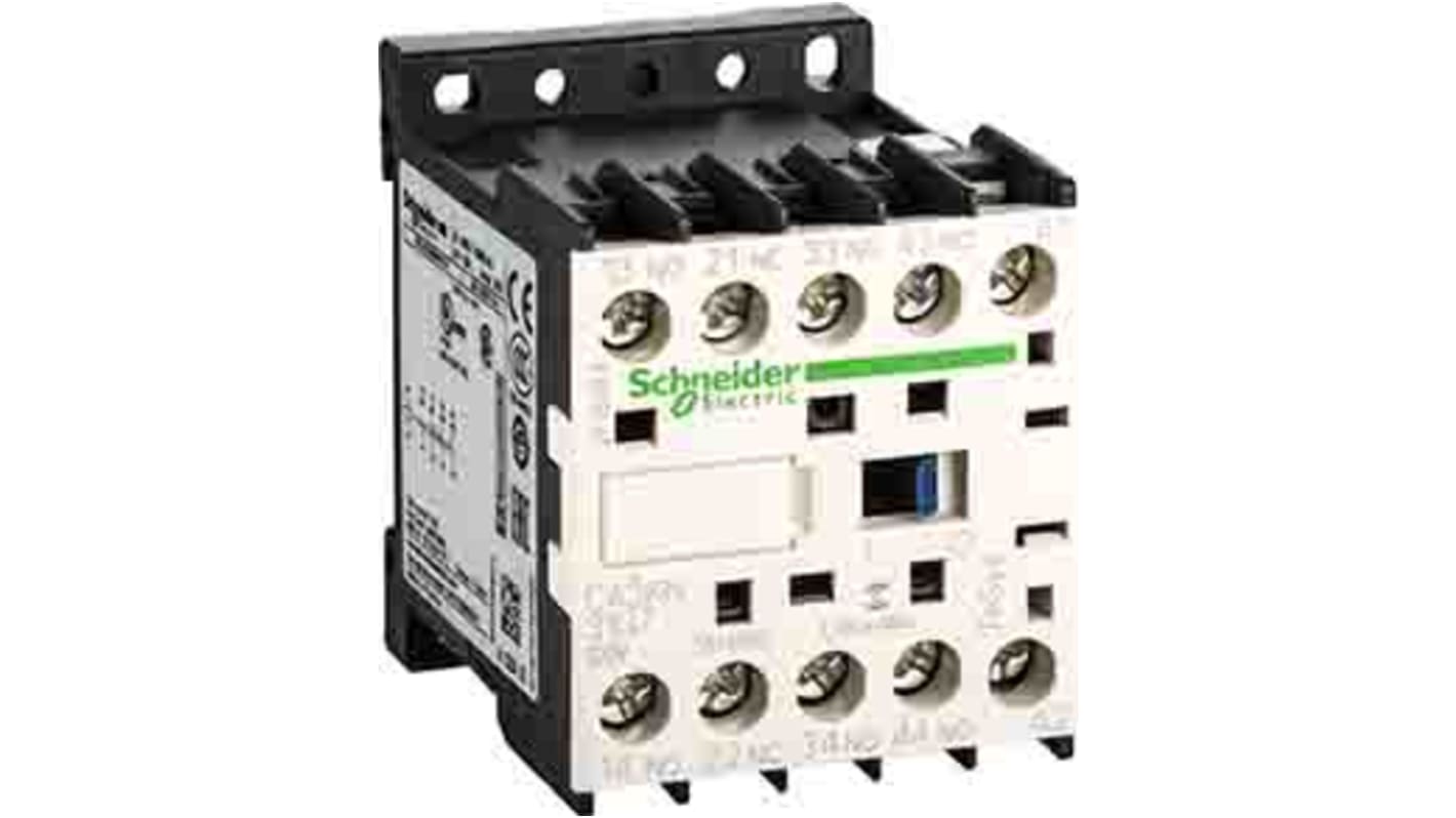 Relé de control Schneider Electric TeSys, 3NO + 1NC, 120 Vac, 110 A