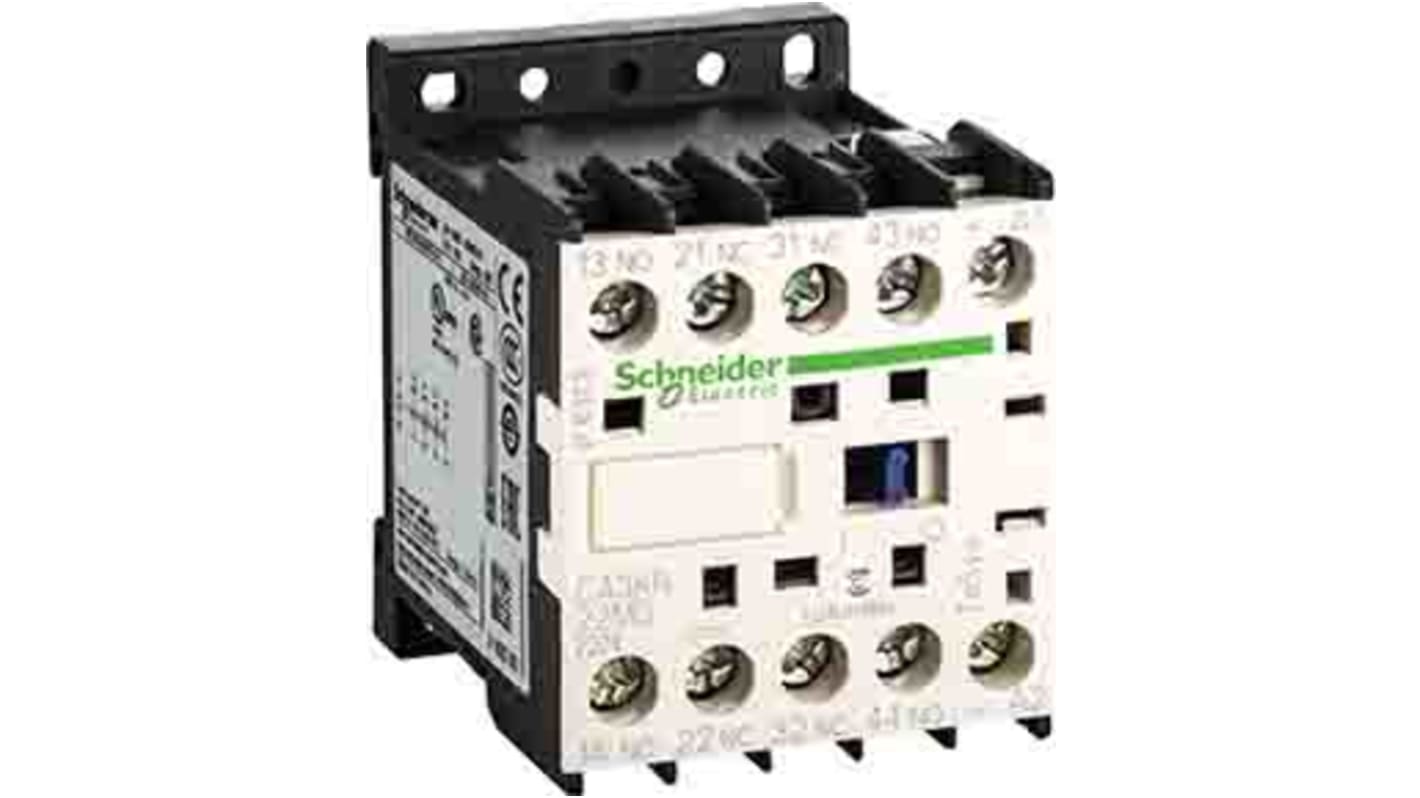 Relé de control Schneider Electric TeSys, 2NO + 2NC, 24 Vac, 110 A