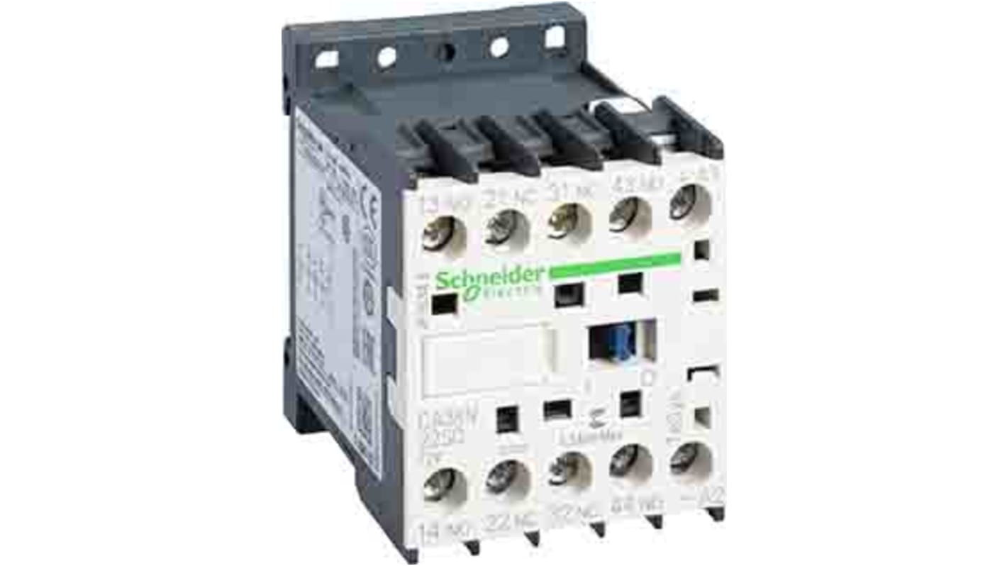 Relais de contrôle Schneider Electric, 2NO + 2NC, 5 mA, 72 Vdc