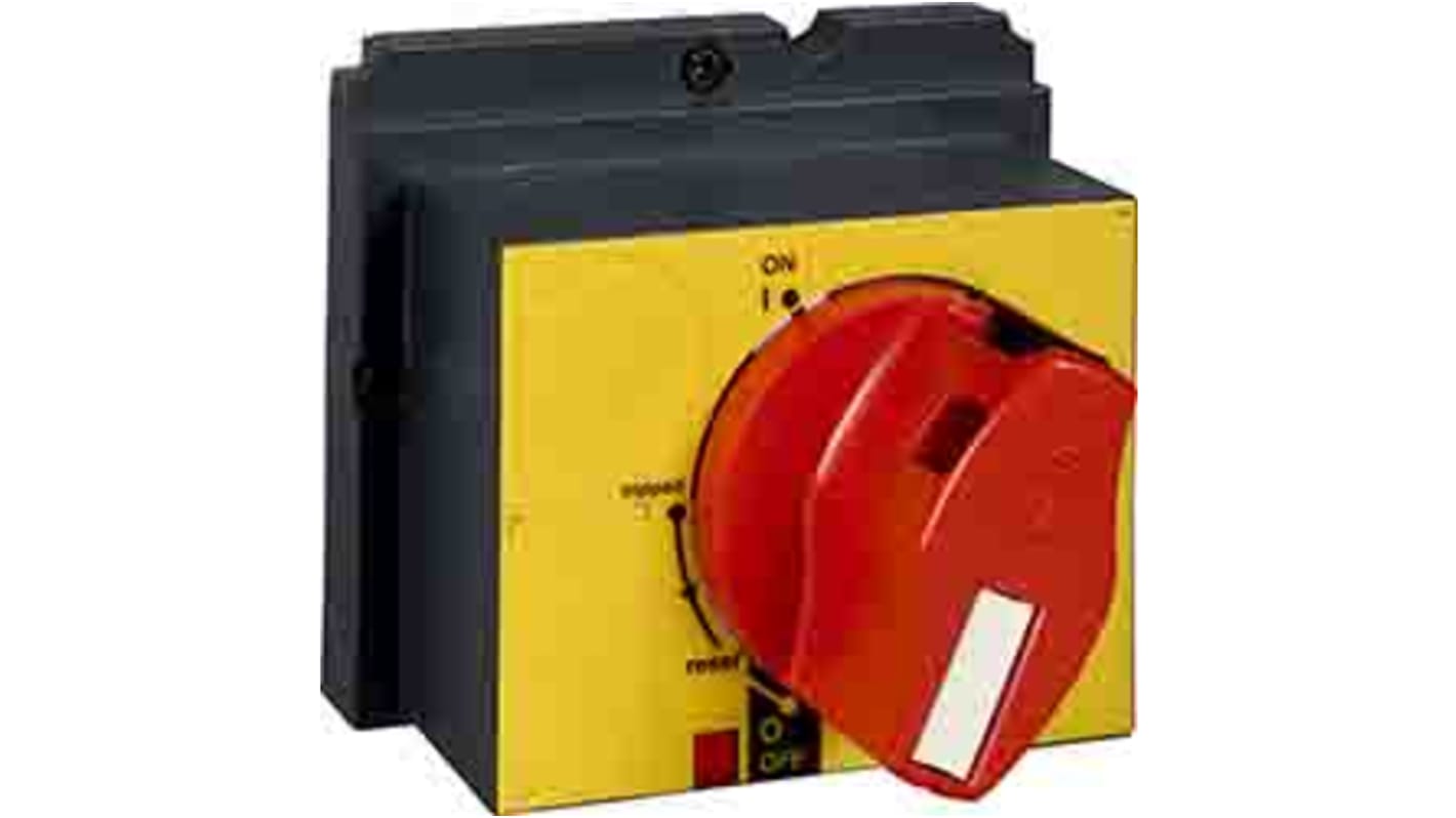 Schneider Electric Red, Yellow Locking Handle