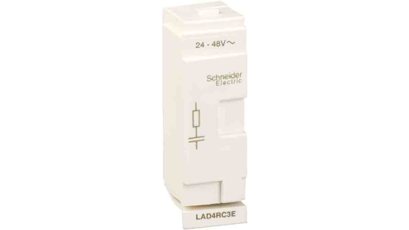 Soppressore di sovratensioni Schneider Electric LAD4RC3N per uso con 3P LC1D40A...D80A4P LC1DT60A...DT80A