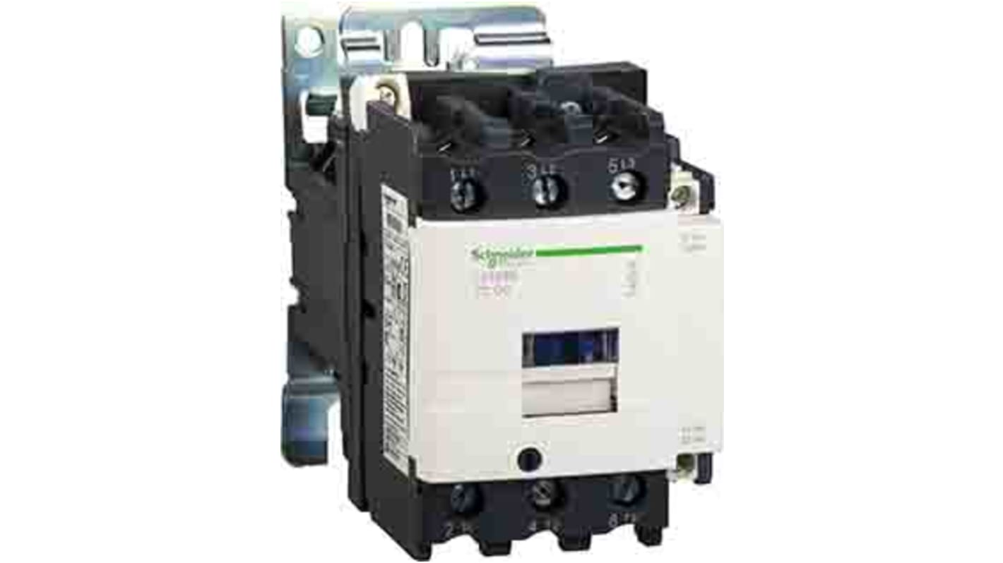 Contattore Schneider Electric, 3 poli, 1NO + 1NC, 95 A, 45 kW, bobina 48 V