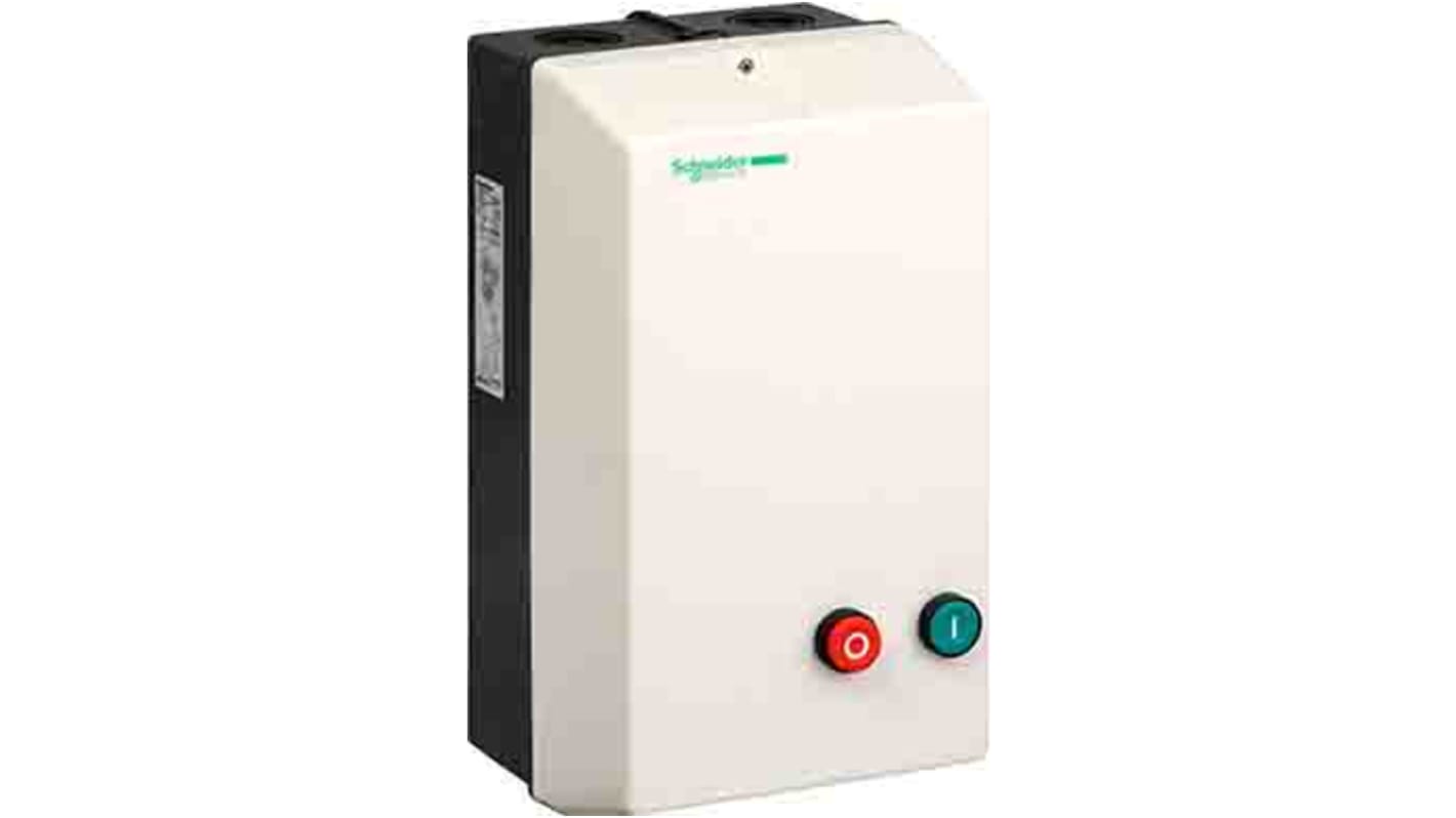 Arrancador directo Schneider Electric TeSys, 12 A, 400 V ac, 11 kW, trifásico, IP65