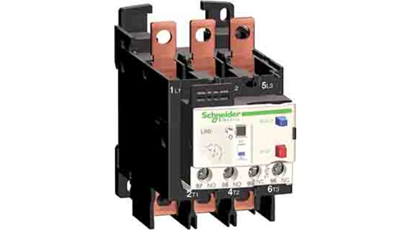 Relais de surcharge électronique Schneider Electric, 1NO + 1NC, 6 A, 240 Vac