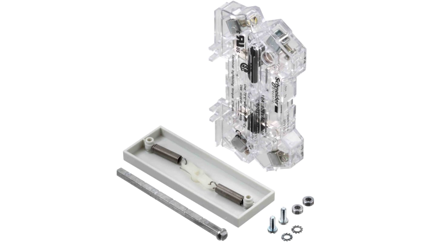 Schneider Electric Auxiliary Contact, 4 Contact, 2NC + 2NO, DIN Rail Mount, TeSys