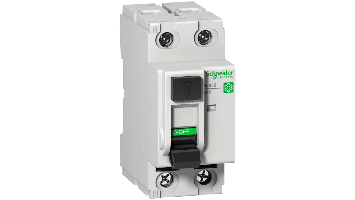 Interrupteur différentiel Schneider Electric GFP, 2 Pôles, 25A, 26mA