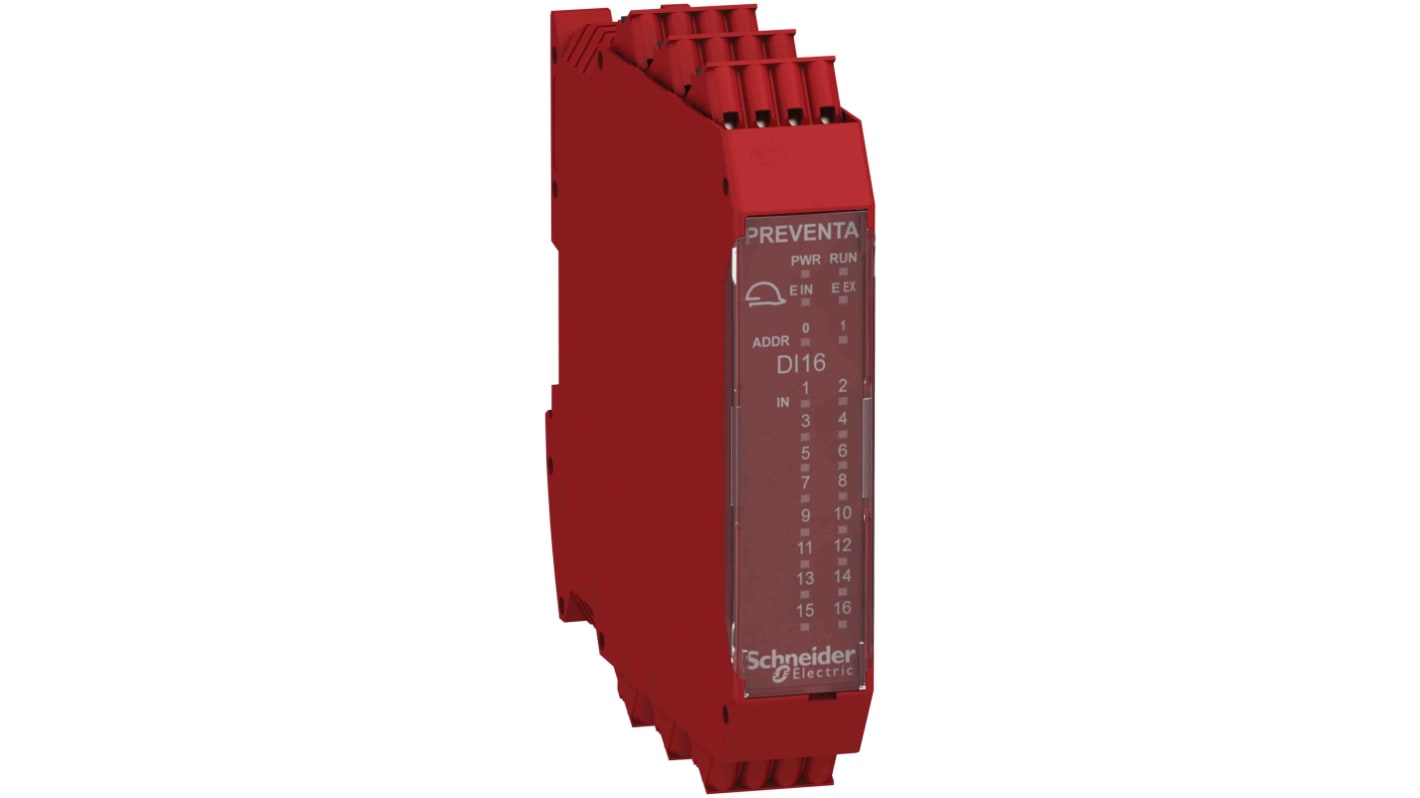 Controller di sicurezza Schneider Electric XPSMCM, 20 I/O, Preventa, 16 ingressi, 4 uscite, 24 V c.c.