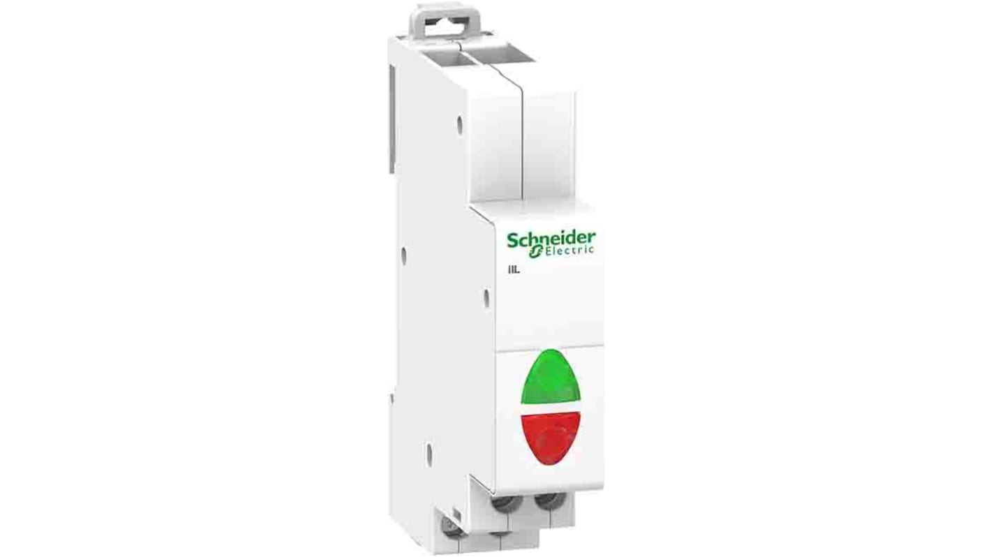 Schneider Electric Leuchtmelder Acti 9 A9E1 230V Weiß, Ausschnitt-Ø 9mm LED