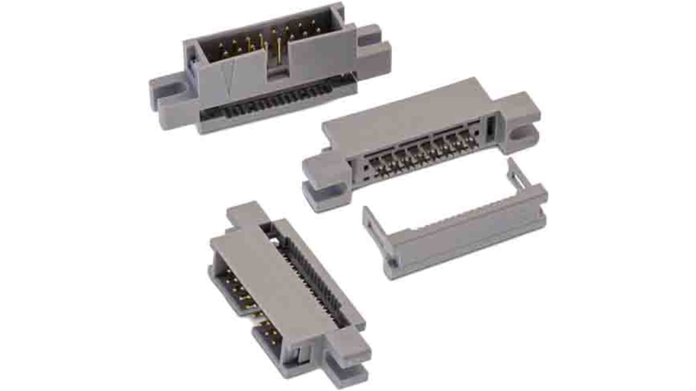 Connecteur IDC Wurth Elektronik Mâle, 40 contacts, 2 rangées, pas 2.54mm, Montage sur câble