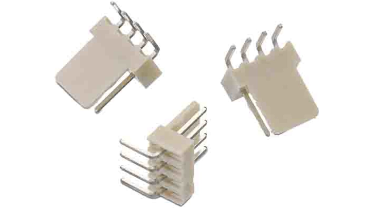 Wurth Elektronik WR-WTB Leiterplatten-Stiftleiste Umgekehrt gewinkelt, 10-polig / 1-reihig, Raster 2.54mm