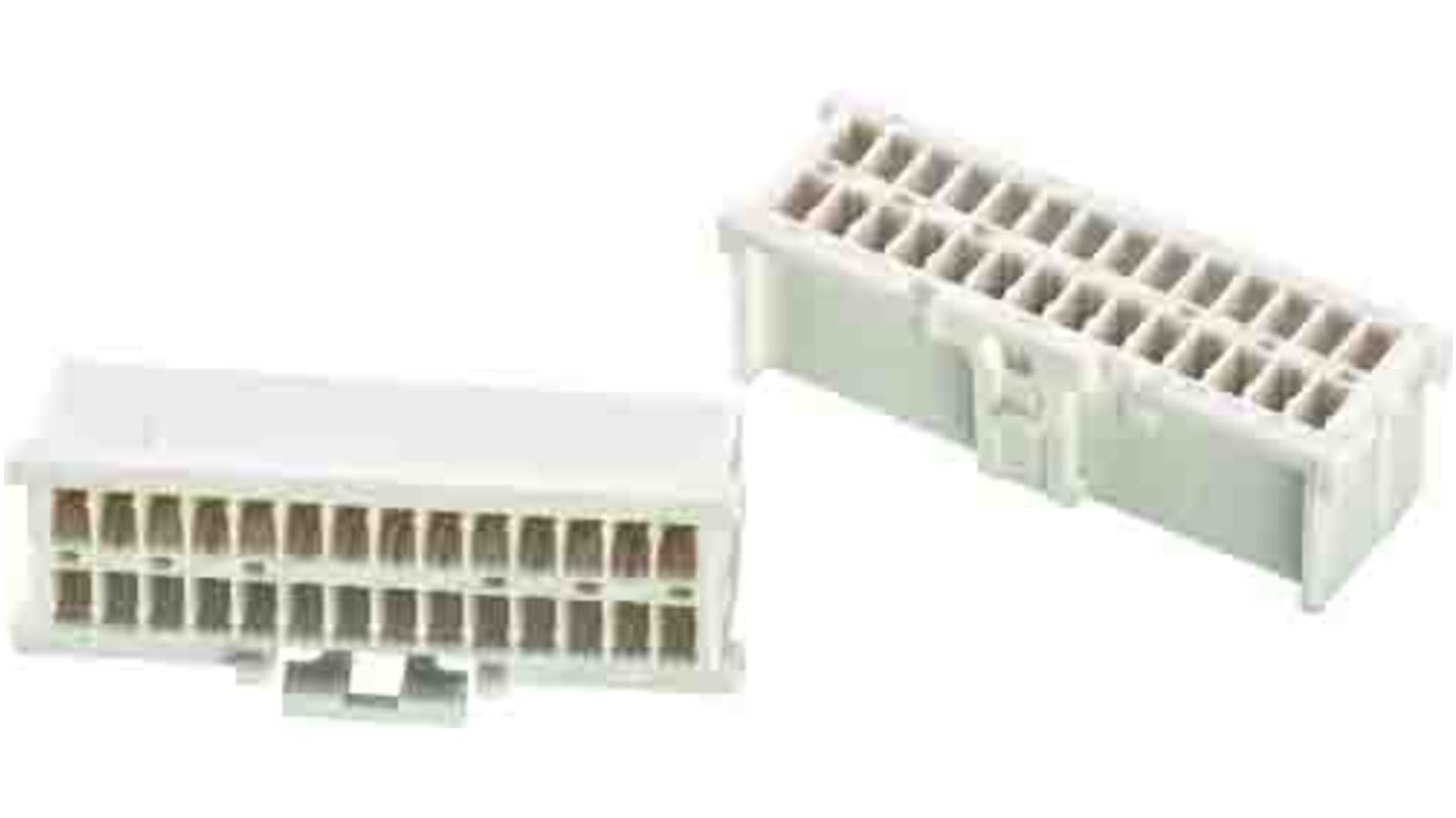 Carcasa de conector Wurth Elektronik 624034213322, Serie WR-WTB, paso: 2mm, 34 contactos, 2 filas, Recto, Hembra