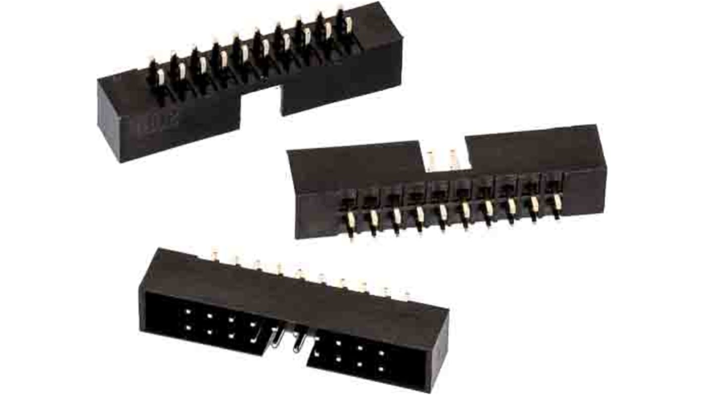 Wurth Elektronik WR-BHD Series Straight PCB Header, 14 Contact(s), 2.0mm Pitch, 2 Row(s)