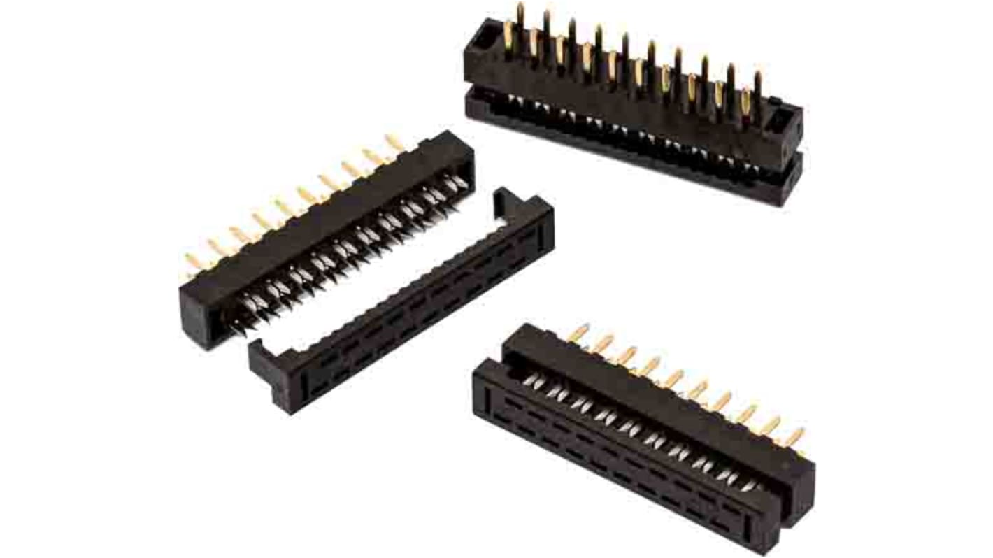Conector IDC macho Wurth Elektronik de 34 vías, paso 2mm, 2 filas, Montaje de Cable