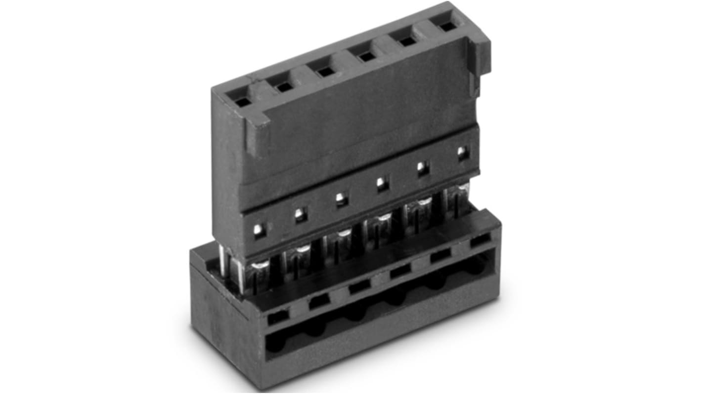 Wurth Elektronik 4-Way IDC Connector Socket for Cable Mount, 1-Row