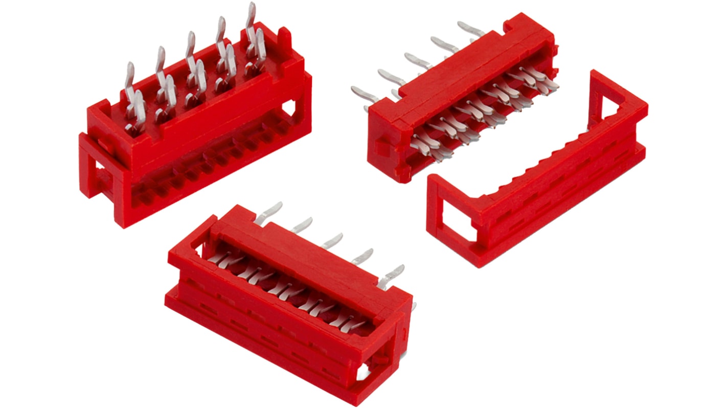 Würth Elektronik IDC-Steckverbinder Stecker, 14-polig / 2-reihig, Raster 2.54mm