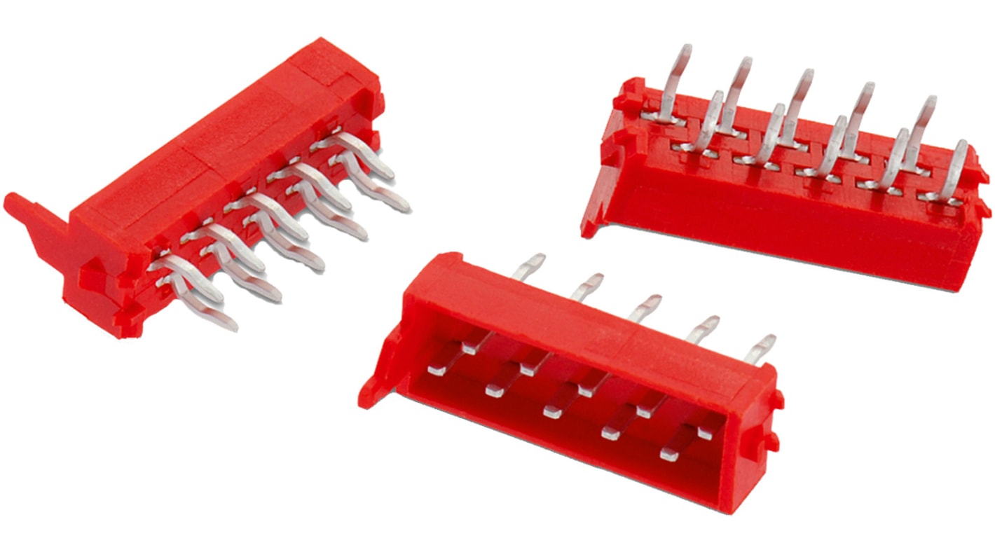 Wurth Elektronik WR-MM Leiterplatten-Stiftleiste Gerade, 16-polig / 2-reihig, Raster 2.54mm, Ummantelt