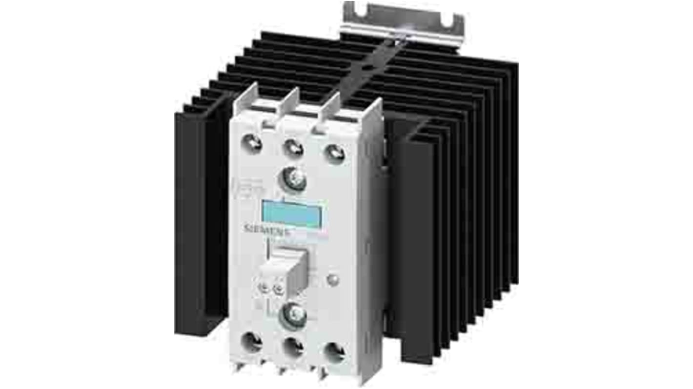 Siemens 3RF Series Solid State Relay, 30 A Load, DIN Rail Mount, 660 V Load