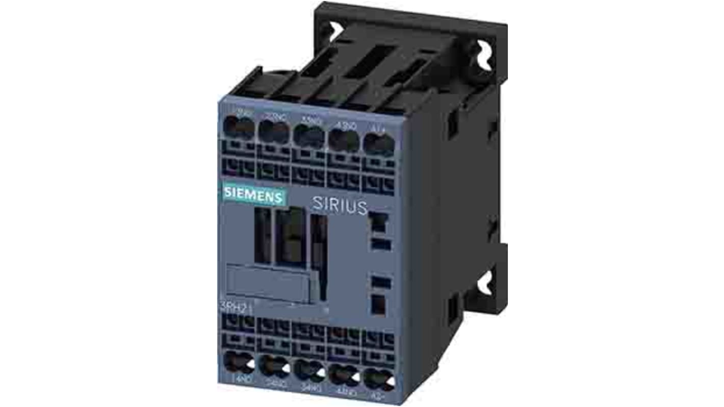 Siemens Contactor, 3 A, 4NO