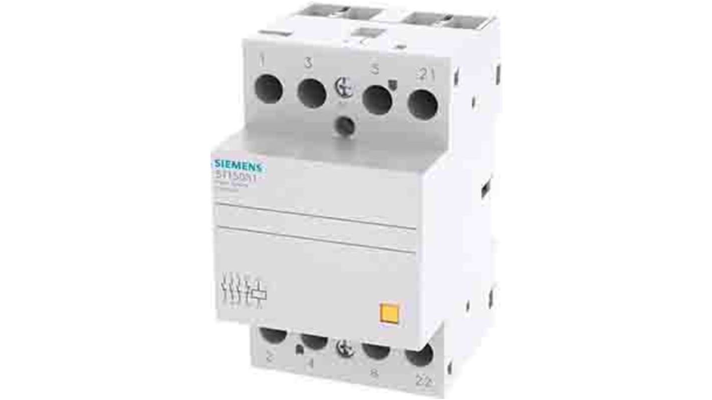 Contattore Reversibile Siemens, 4 poli, 1NC + 3NO, 63 A, bobina 230 V ac