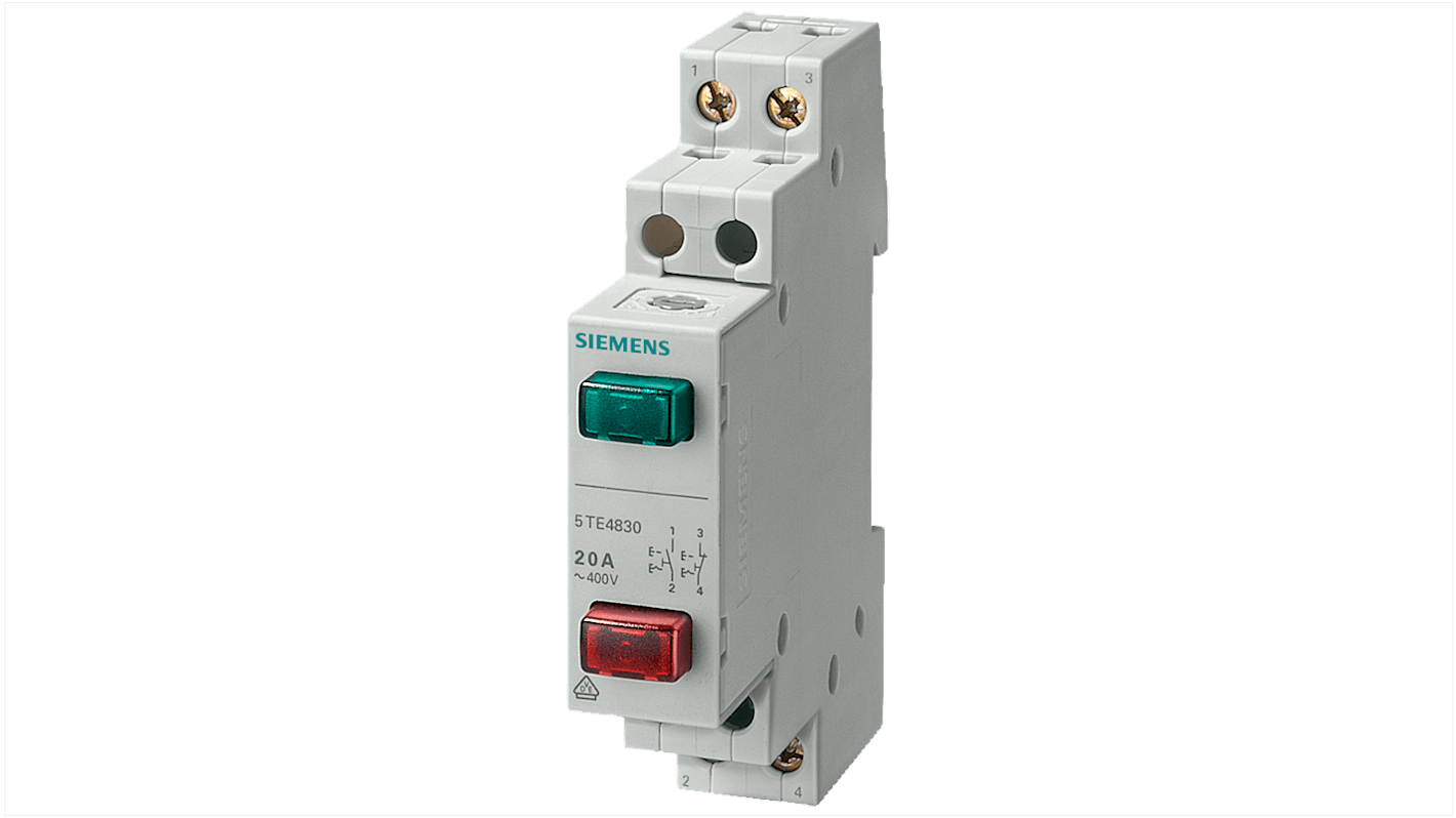 Siemens SENTRON 5TE4 Geräteschutzschalter Drucktaste / 20A
