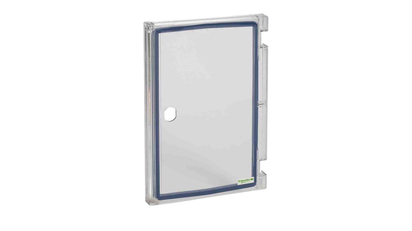 Puerta transparente Schneider Electric serie Thalssa de Poliéster reforzado con fibra de vidrio de color Transparente,