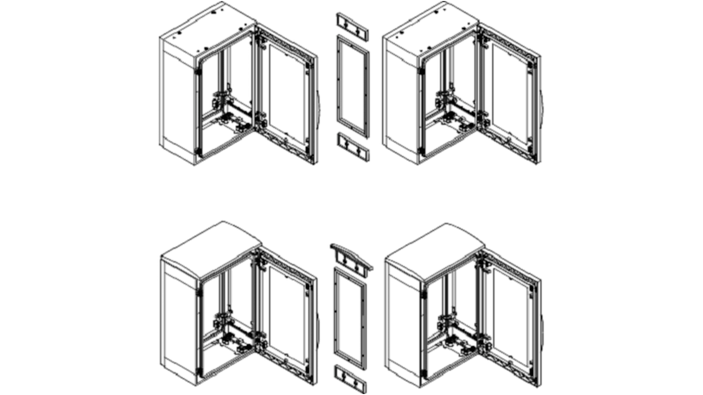 Schneider Electric カップリングキット カップリングキット, 1000mm x 1m x 15mm NSYMUPLA