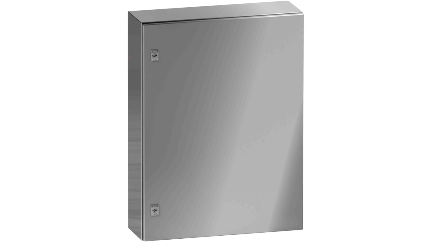 Contenitore a parete con portello Piatta Schneider Electric in Acciaio inox, col. , IP55