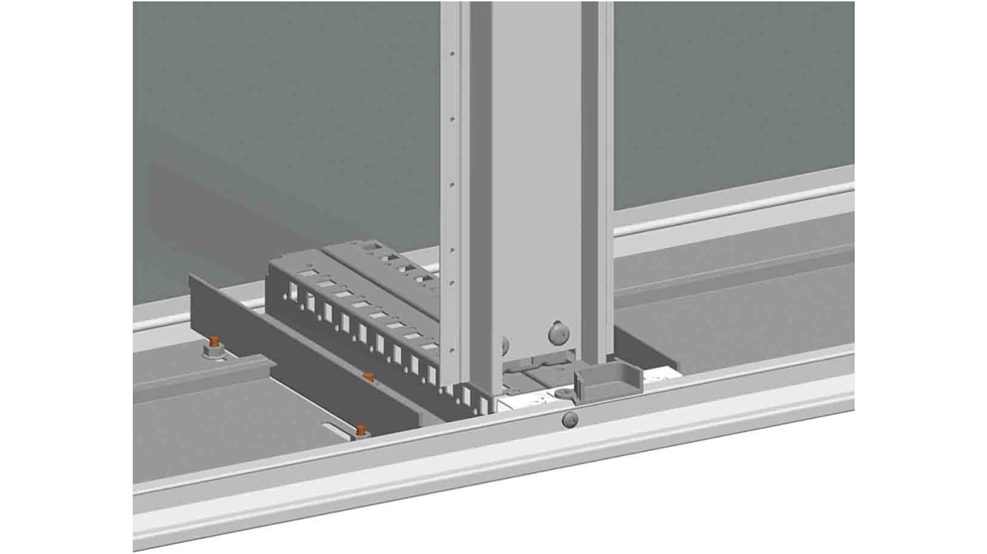 Schneider Electric NSYSTBR Series Adjustment Rail, 160mm W, 50mm H, 400mm L For Use With Spacial SM