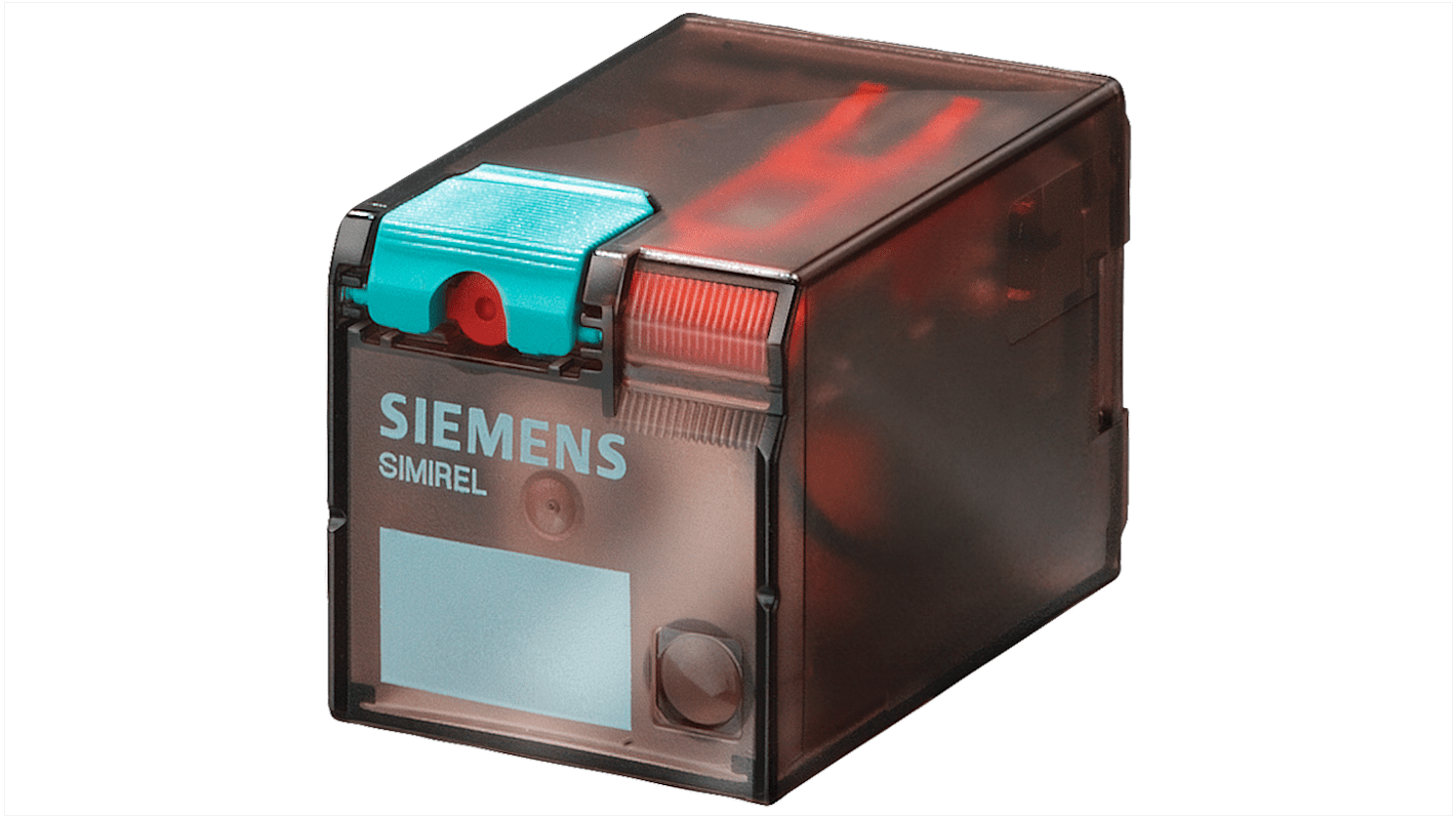 Siemens Base Power Relay, 24V ac Coil, 10A Switching Current