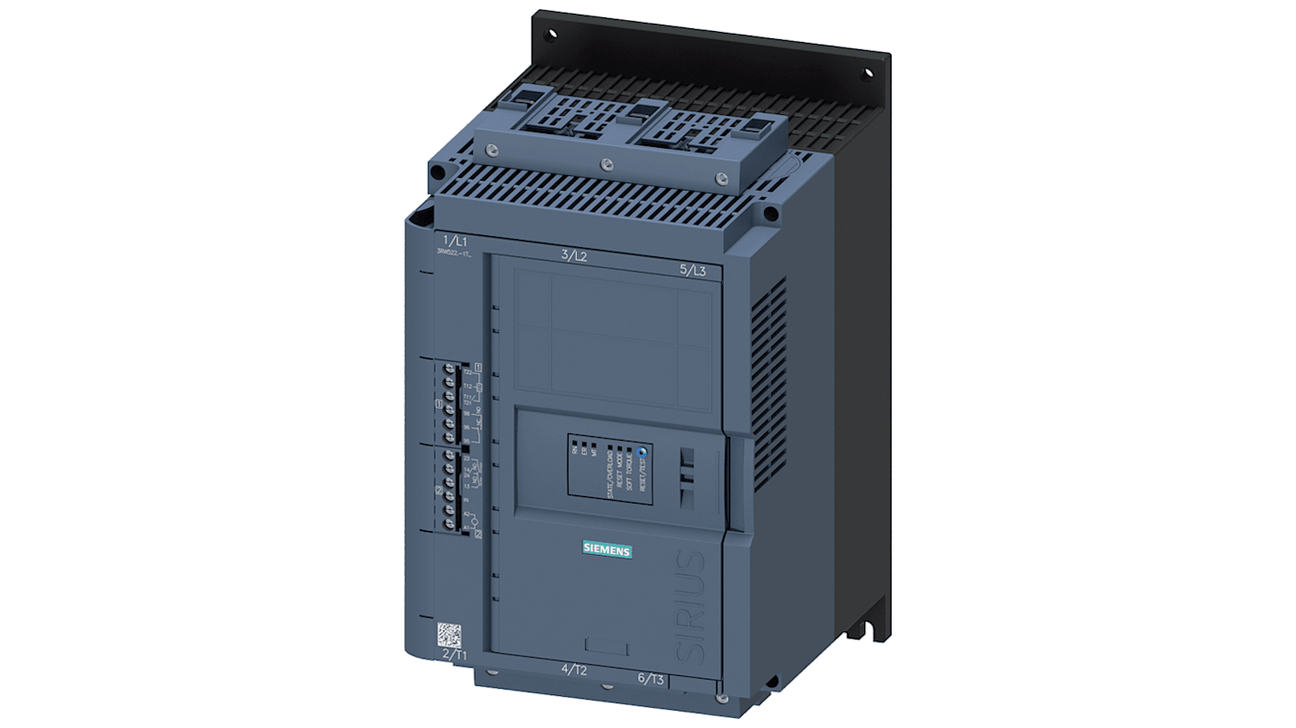 Arrancador directo Siemens SIRIUS, 63 A, 480 V ac, 7,5 kW, trifásico, IP20