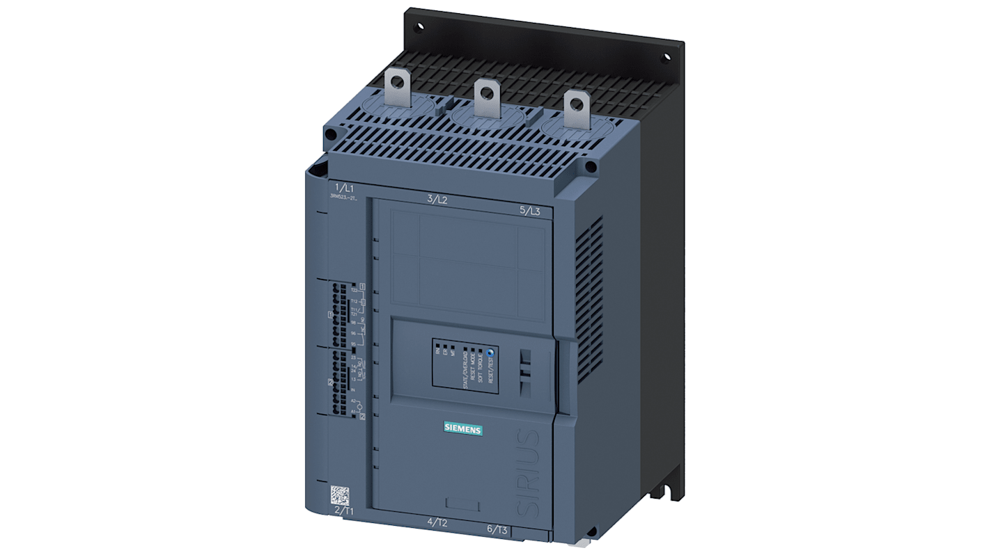 Arrancador directo Siemens SIRIUS, 113 A, 480 V ac, 7,5 kW, trifásico, IP20