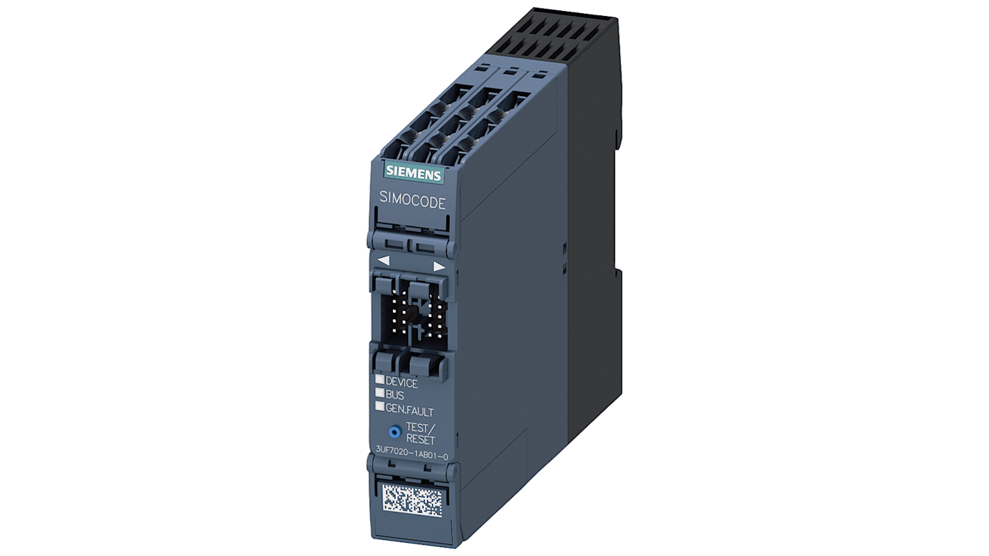 Siemens SIRIUS Motorüberwachungsmodul, 6 A Basis-Einheit 4 Eingänge 24 V 2-Ausg. SIMOCODE pro S