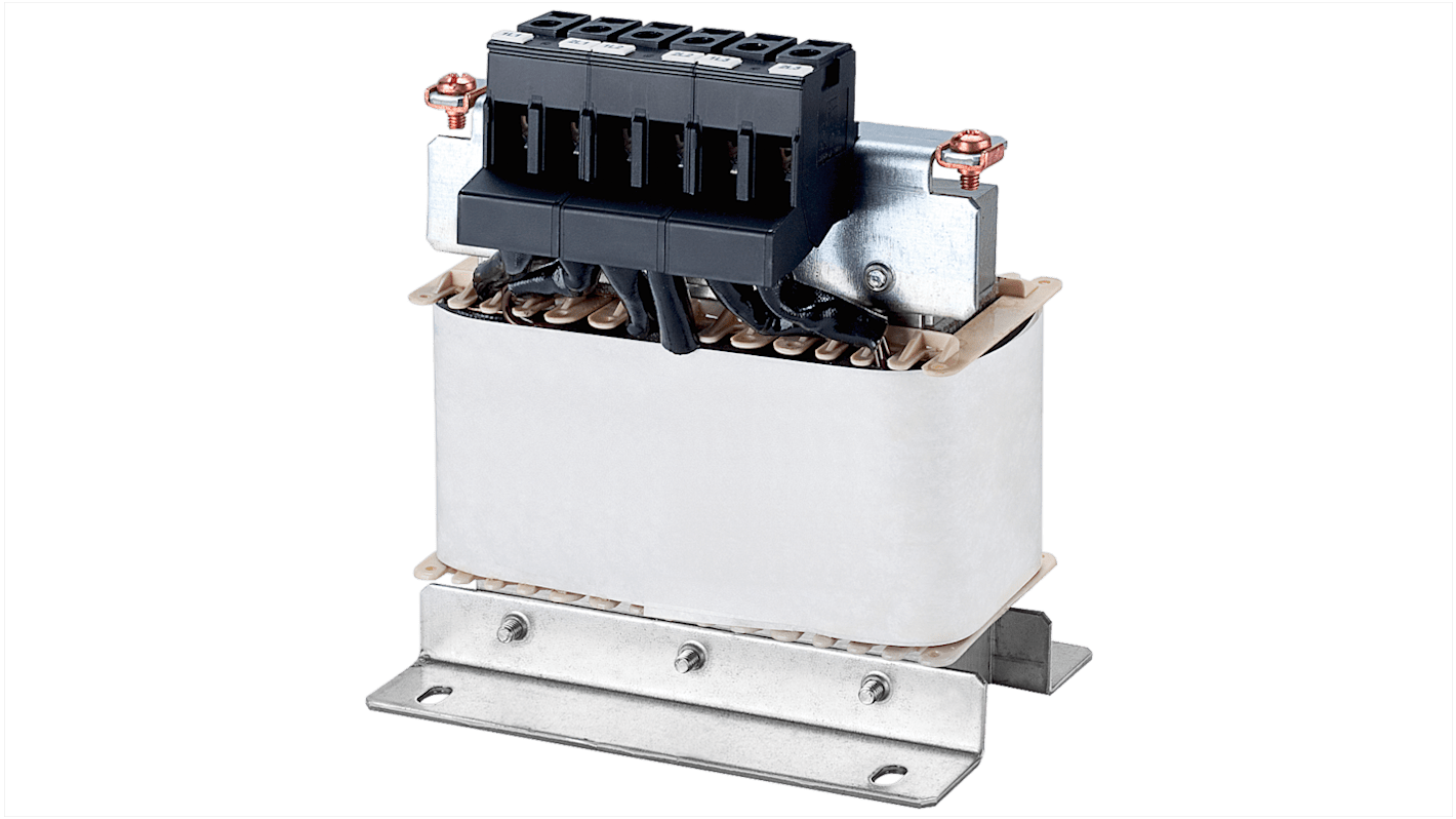 Filtro de suministro de alimentacion Siemens, 6.1A, 480 V, con terminales Tornillo, Serie SINAMICS, 3 Fases