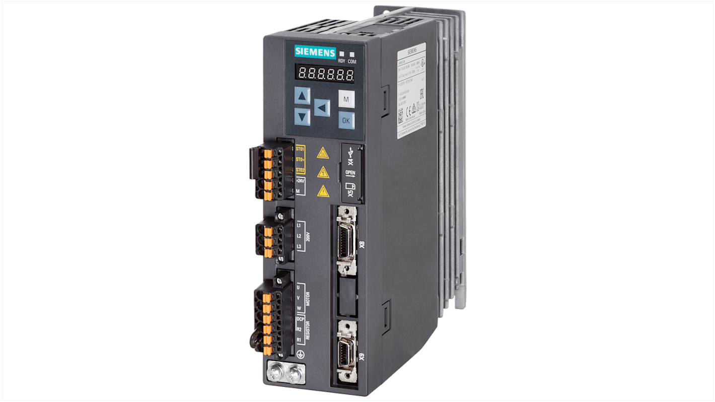 Siemens 0.4 kW Servo Drive, 200 - 240 V, 1 Phase, 7.8 A, 240 V