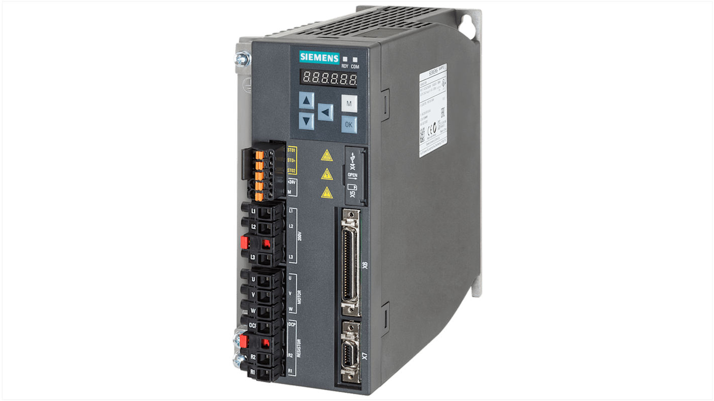 Siemens 0.75 kW Servo Drive, 200 - 240 V, 1 Phase, 14.1 A, 240 V