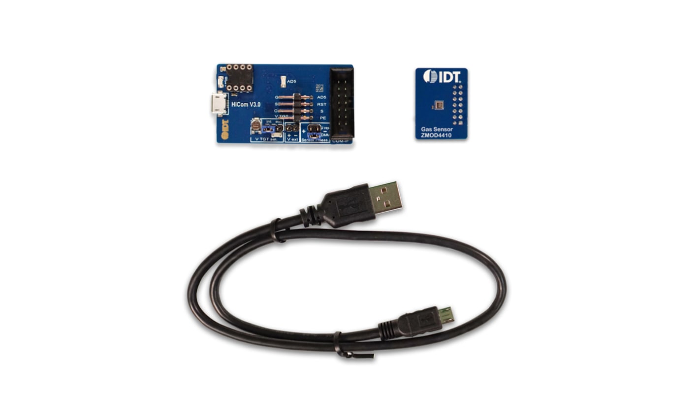 Kit de desarrollo Renesas Electronics Evaluation Kit - ZMOD4410-EVK-HC-WP, para usar con ZMOD4410