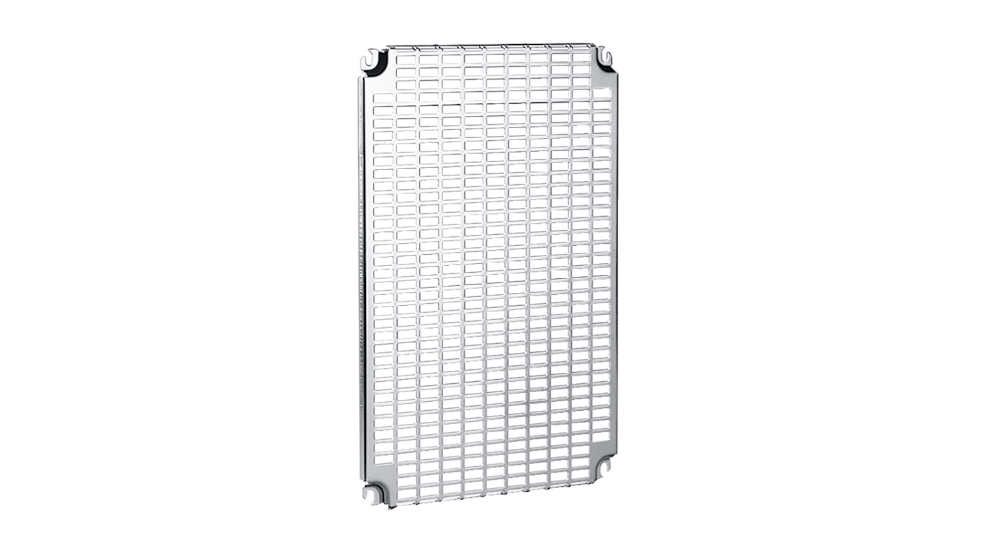 Schneider Electric Telequick Series Perforated Mounting Plate, 620mm H, 626mm W for Use with PLA Enclosure